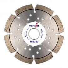 Marcrist 125mm WS750 Wall Chasing Blade 125mm x 22.2mm 2040.0125