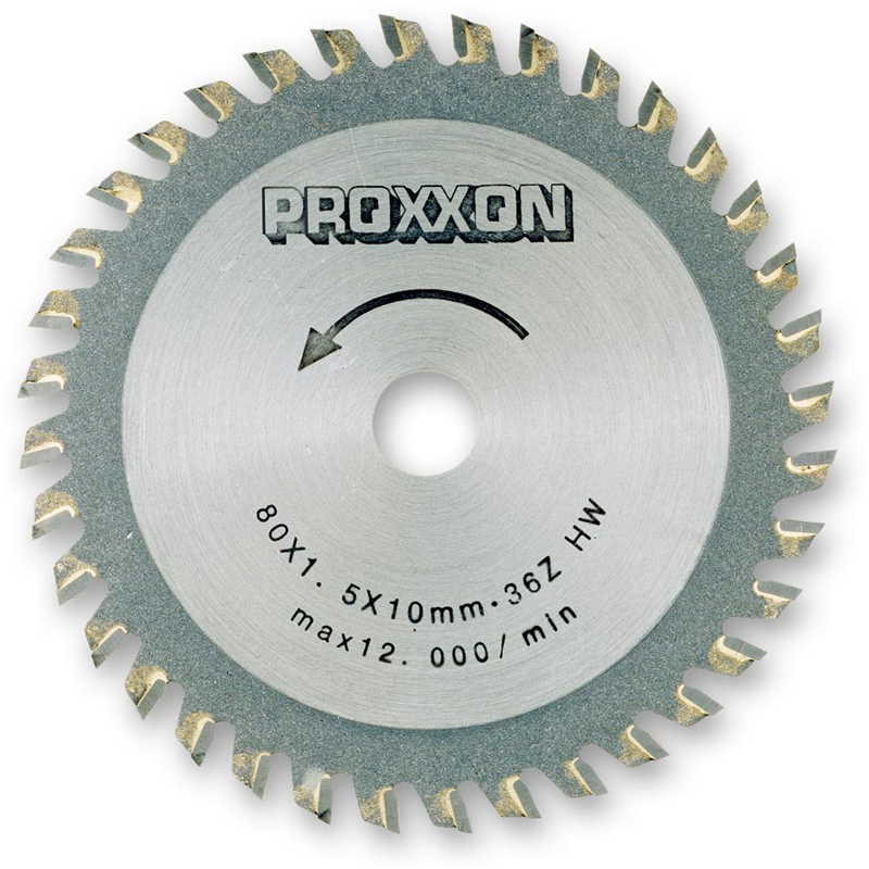 Proxxon TCT Replacement Blade For KGS 80 Perfect For Aluminium 702068