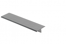 Premtool 25mm Brushed Chrome Flooring Transition T Bar 1.0m