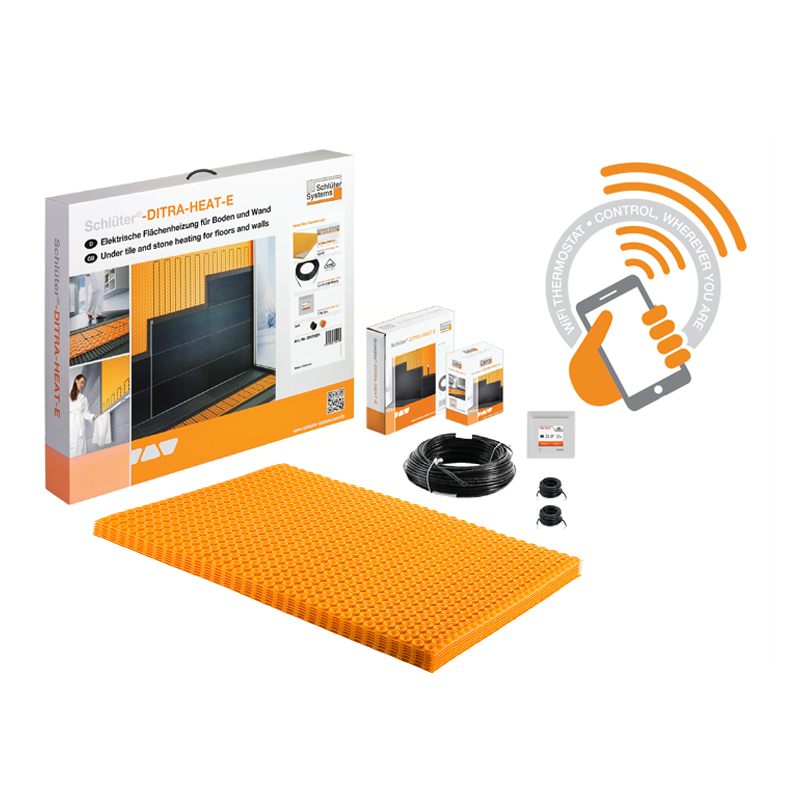 Ditra Heat E S Wifi Underfloor Heating Floor Kits Buy Underfloor