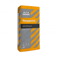 Ultra Scape Flowpoint Rapid Setting External Grout 25kg Charcoal