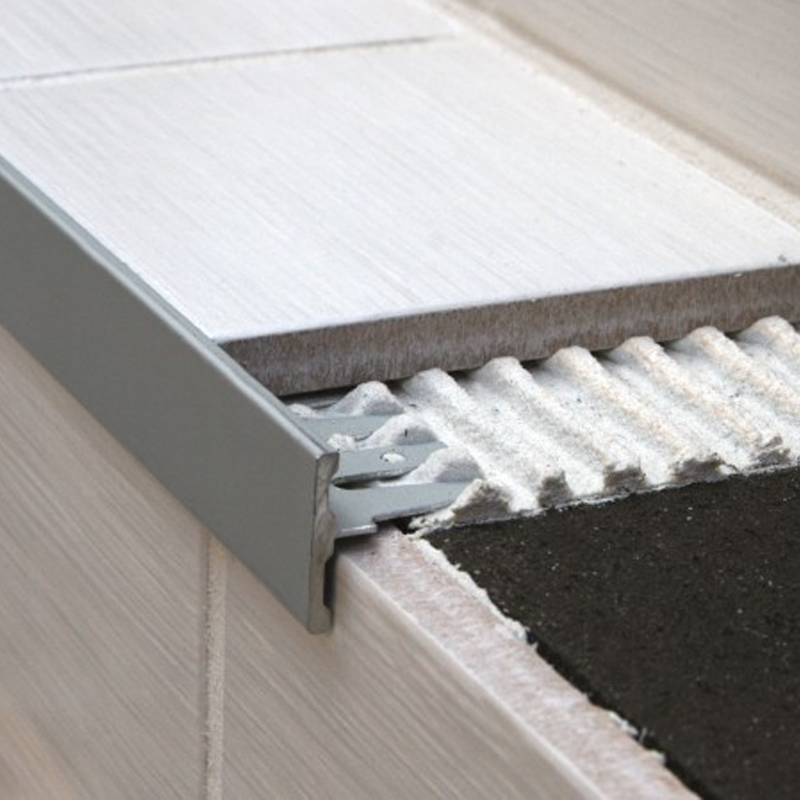 Genesis Aluminium Formable Tile In, Tile Stair Nosing Profile