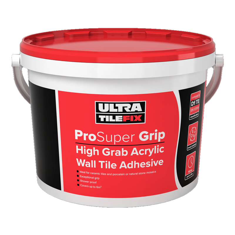Ultra Tile Fix Prosuper Grip Ready, Shower Wall Tile Adhesive