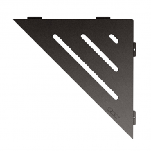 Schluter SHELF-E-S1 Textured Dark Anthracite Wave Design Tile In Shelf