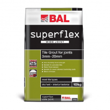 BAL SuperFlex Wide Joint Floor Grout - 10kg (Multiple Colours Available)
