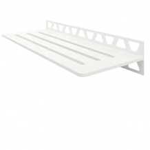 Schluter SHELF-W-S1 Matt Brilliant White Wave Design Tile In Shelf